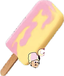 Cotton Candy Ice Cream Bar
